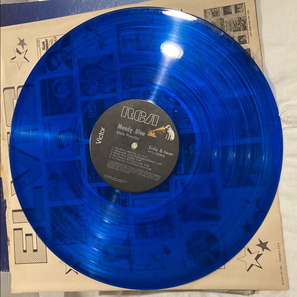 Elvis's Moody Blue Album